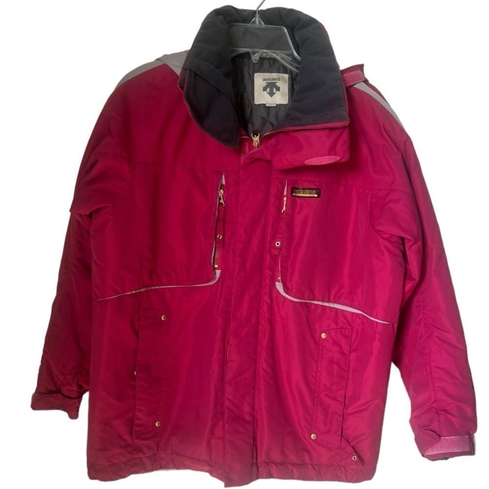 Descente Women's Vintage Pink Winter Outdoor Activewear Ski retro Jacket Sz S